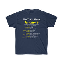 Load image into Gallery viewer, The Truth about Jan. 6 - Unisex Ultra Cotton Tee