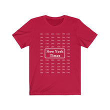 Load image into Gallery viewer, Media. Lies. New York Times. Unisex Jersey Short Sleeve Tee - GRW Designs