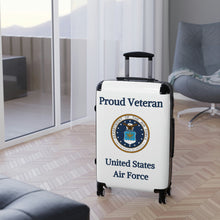 Load image into Gallery viewer, Proud Veteran - USAF - Suitcases