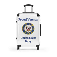Load image into Gallery viewer, Proud Veteran - U.S. Navy - Suitcases