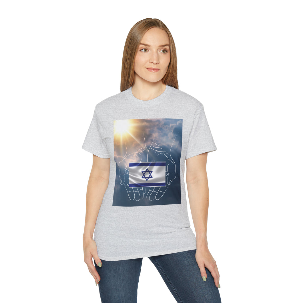 God Holds Israel.  Unisex Ultra Cotton Tee