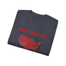 Load image into Gallery viewer, Red-Volution. It Begins. Election Map 2024. Unisex Ultra Cotton Tee
