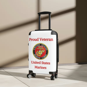Proud Veteran - U.S. Marines - Suitcases