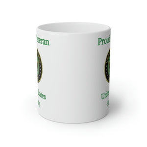 Proud Veteran - U.S. Army - White Mug, 11oz