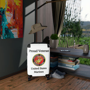 Proud Veteran - U.S. Marines - Suitcases