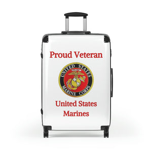 Proud Veteran - U.S. Marines - Suitcases