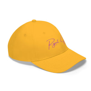 Reject Hate. Purple. Unisex Twill Hat