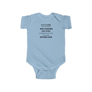 2nd Amendment. God Fearing.  Infant Fine Jersey Bodysuit - GRW Designs