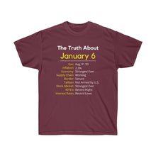 Load image into Gallery viewer, The Truth about Jan. 6 - Unisex Ultra Cotton Tee
