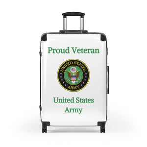 Proud Veteran - U.S. Army - Suitcases