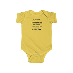 2nd Amendment. God Fearing.  Infant Fine Jersey Bodysuit - GRW Designs