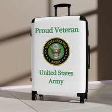 Load image into Gallery viewer, Proud Veteran - U.S. Army - Suitcases
