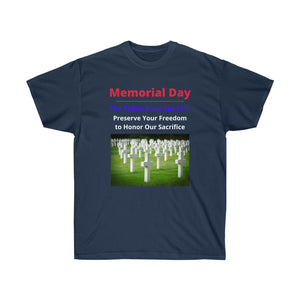 Memorial Day - The Fallen Have Spoken