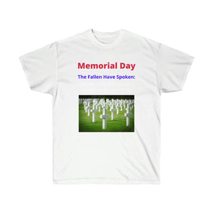 Memorial Day - The Fallen Have Spoken