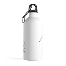 Load image into Gallery viewer, Reject Hate. Purple. Stainless Steel Water Bottle
