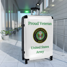 Load image into Gallery viewer, Proud Veteran - U.S. Army - Suitcases
