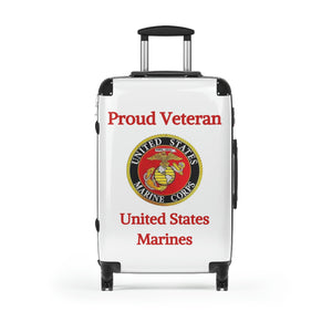 Proud Veteran - U.S. Marines - Suitcases