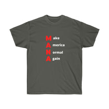 Load image into Gallery viewer, Woke. Maga. MANA - Make America Normal Again. Unisex Ultra Cotton Tee
