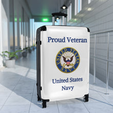 Load image into Gallery viewer, Proud Veteran - U.S. Navy - Suitcases
