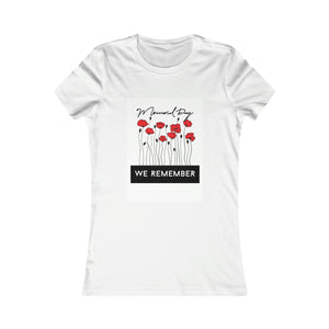 Memorial Day Poppies 1 Women's Favorite Tee