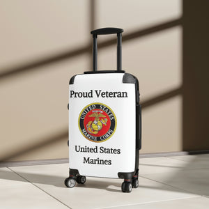 Proud Veteran - U.S. Marines - Suitcases
