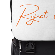 Load image into Gallery viewer, &quot;Reject Hate. Orange.&quot;  Unisex Casual Shoulder Backpack
