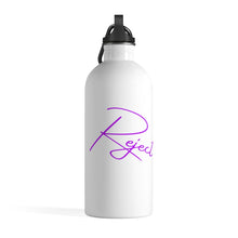 Load image into Gallery viewer, Reject Hate. Purple. Stainless Steel Water Bottle
