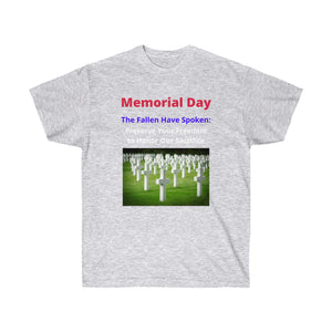 Memorial Day - The Fallen Have Spoken
