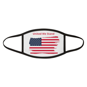 "United We Stand" Tattered Flag Mixed-Fabric Face Mask