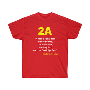 Frederick Douglas Quote: 3 Boxes - Unisex Ultra Cotton Tee