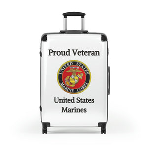 Proud Veteran - U.S. Marines - Suitcases