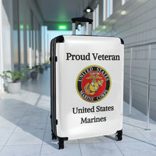 Load image into Gallery viewer, Proud Veteran - U.S. Marines - Suitcases
