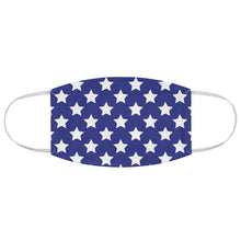 Load image into Gallery viewer, &quot;White Stars on Blue Field.&quot;  Fabric Face Mask
