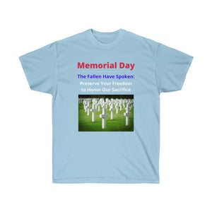 Memorial Day - The Fallen Have Spoken
