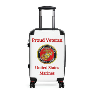 Proud Veteran - U.S. Marines - Suitcases