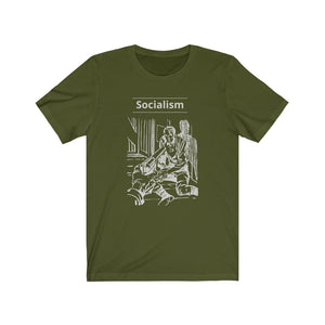Socialism.  Unisex Jersey Short Sleeve Tee