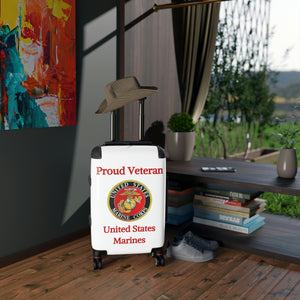 Proud Veteran - U.S. Marines - Suitcases