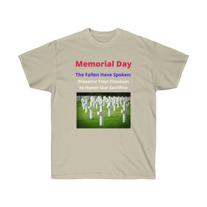 Memorial Day - The Fallen Have Spoken