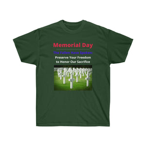 Memorial Day - The Fallen Have Spoken