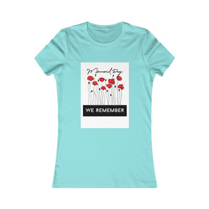 Memorial Day Poppies 1 Women's Favorite Tee