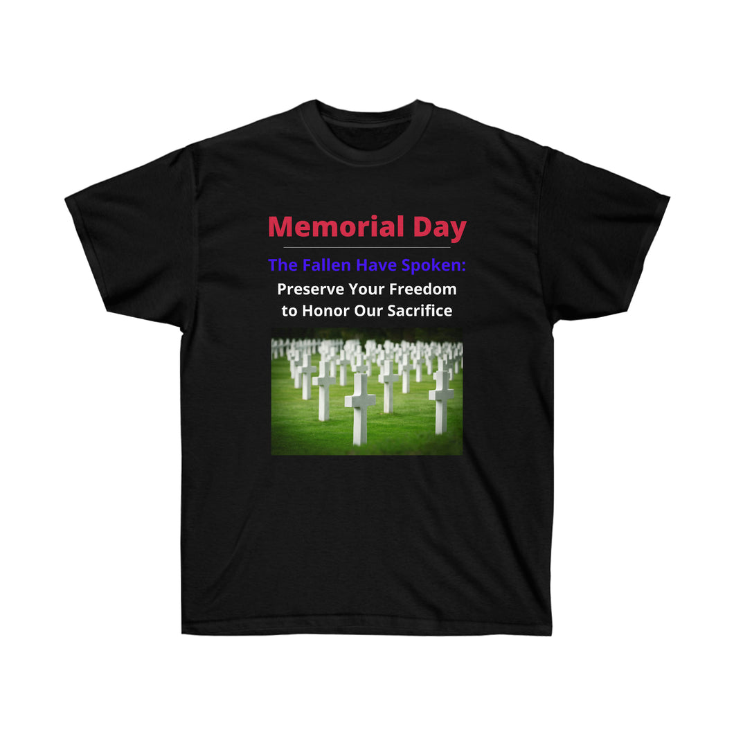 Memorial Day - The Fallen Have Spoken