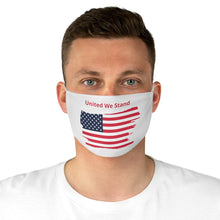 Load image into Gallery viewer, &quot;United We Stand&quot; Tattered Flag  Fabric Face Mask
