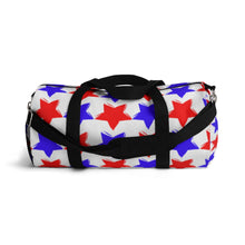 Load image into Gallery viewer, &quot;Red and Blue Stars. Patriotic.&quot;  Duffel Bag
