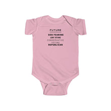 Load image into Gallery viewer, 2nd Amendment. God Fearing.  Infant Fine Jersey Bodysuit - GRW Designs
