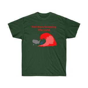 Red Wave. "From the right for the win." - Unisex Ultra Cotton Tee