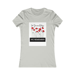 Memorial Day Poppies 1 Women's Favorite Tee