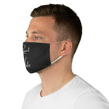 Load image into Gallery viewer, Reject Hate. Black and White. Fabric Face Mask
