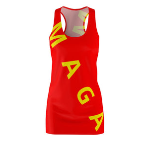 MAGA.  Women's Cut & Sew Racerback Dress