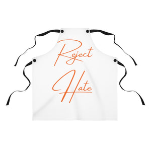 "Reject Hate. Orange."  Apron