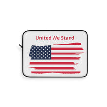 Load image into Gallery viewer, &quot;United We Stand&quot; Tattered Flag Laptop Sleeve
